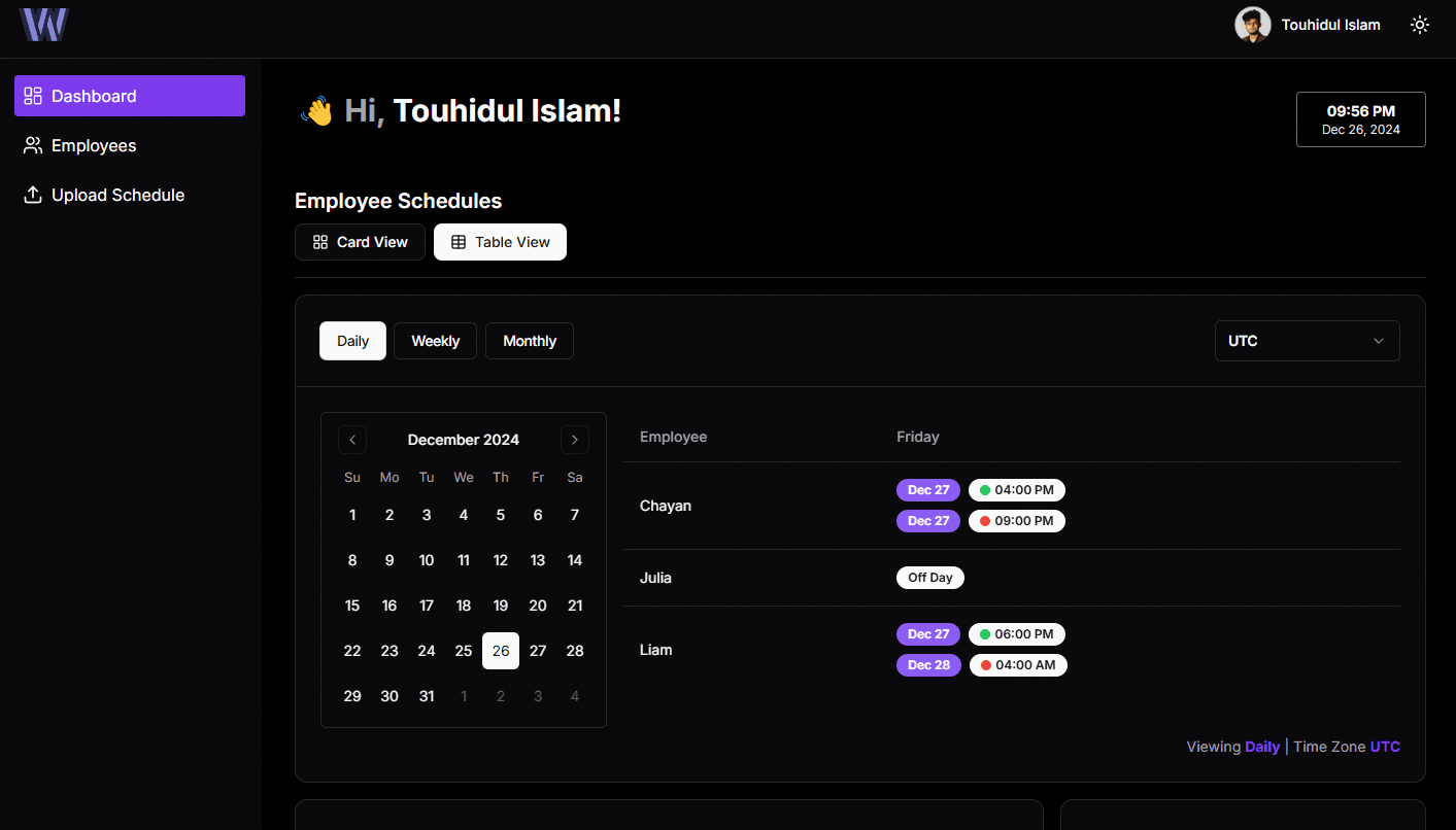 Dashboard Preview